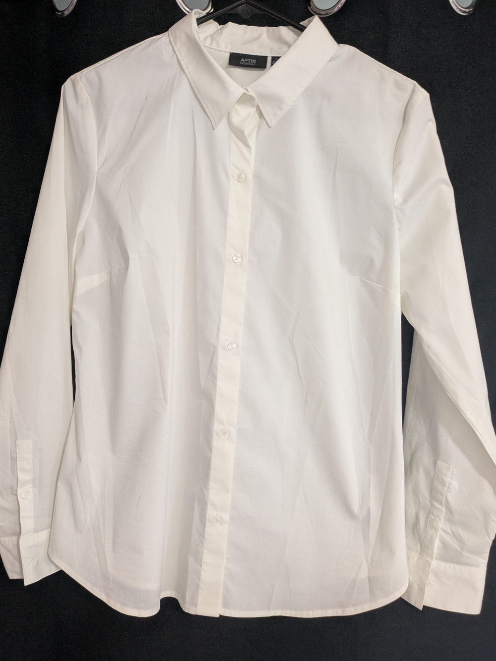 Apt. 9 White Long Sleeve Button-Down Shirt